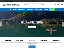 Tablet Screenshot of funsport.de